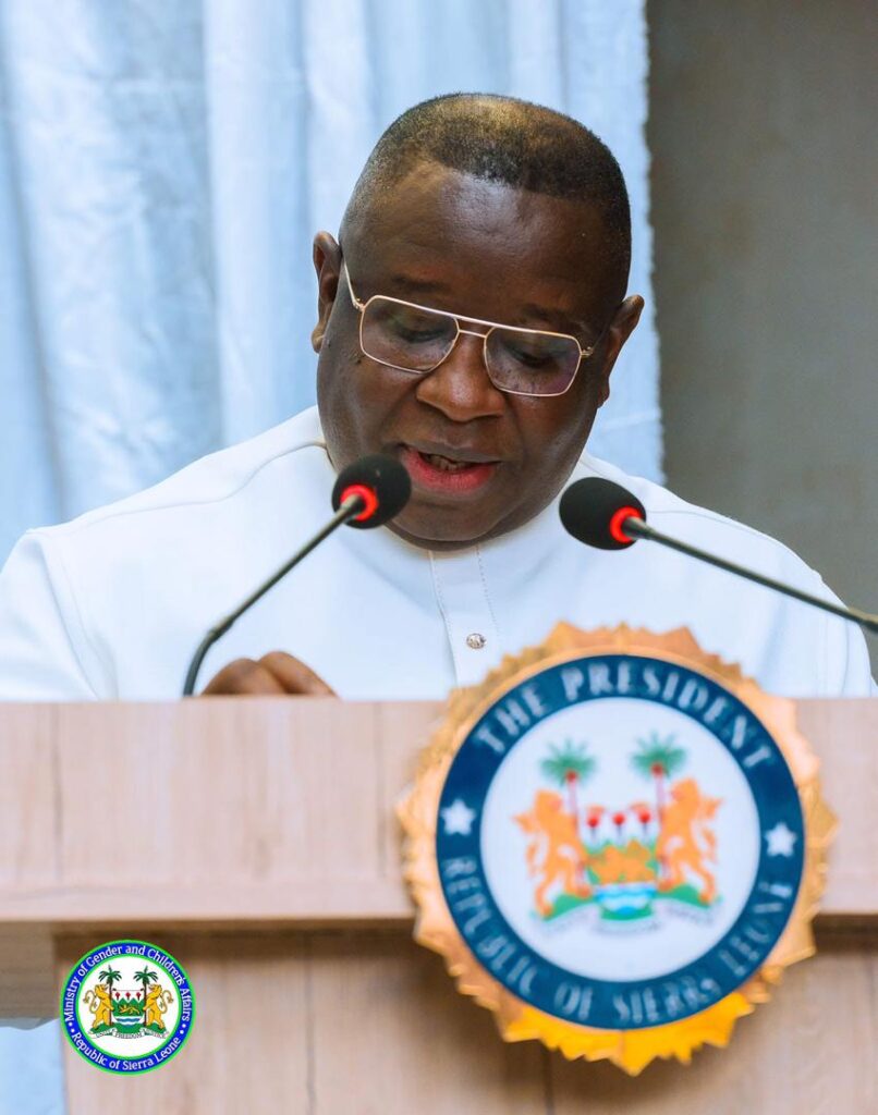 Photo of President Maada Bio